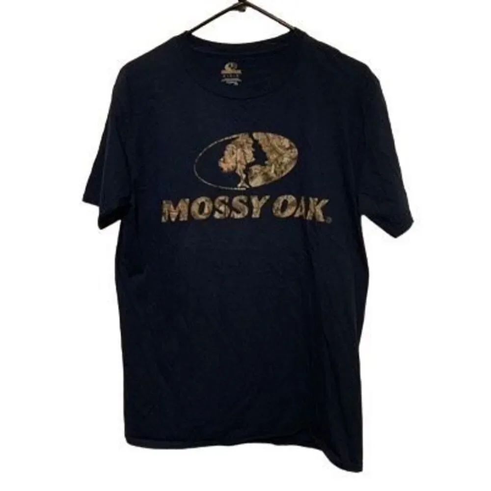 Mossy Oak Size Medium Blue T-Shirt